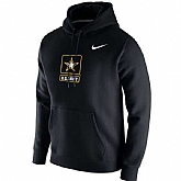 Men's Army Black Knights Nike Big Logo Fleece Hoodie - Black,baseball caps,new era cap wholesale,wholesale hats